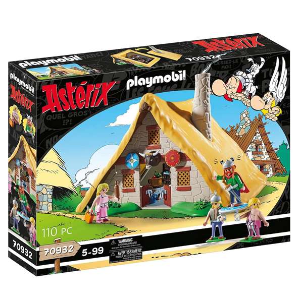 Playmobil Astérix, La hutte d'Abraracourcix, 110 pièces