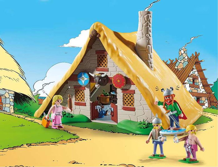 Playmobil Astérix, La hutte d'Abraracourcix, 110 pièces