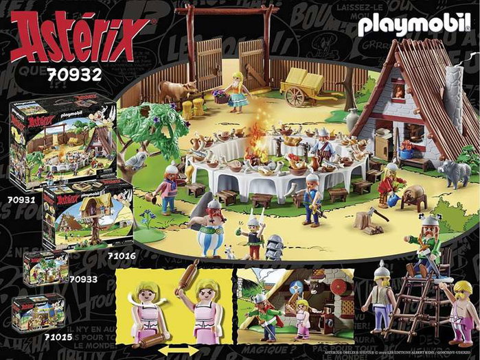 Playmobil Astérix, La hutte d'Abraracourcix, 110 pièces