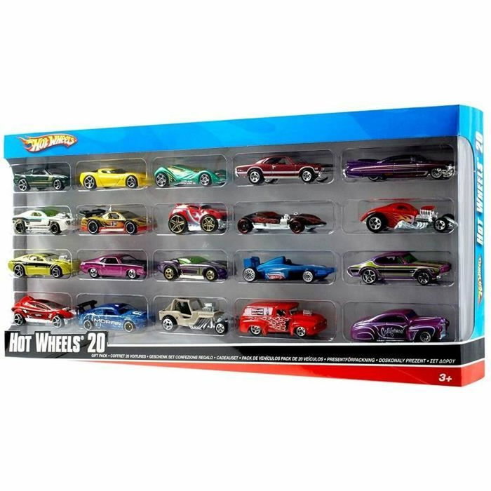Hot Wheels Coffret de 20 Véhicules miniatures 1:64