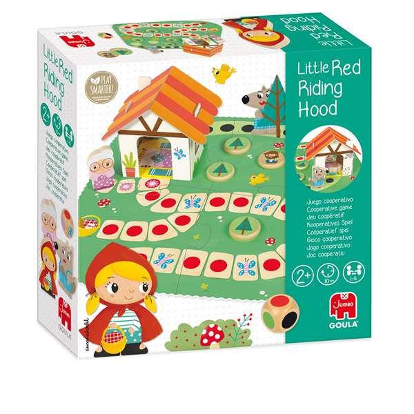 Goula Jeu de société Le Petit Chaperon Rouge en bois - Aide le Petit Chaperon Rouge à arriver chez sa grand-mère - Jouet d'éveil dès 2 ans - Instructions multilingues Goula Jeu de société Le Petit Chaperon Rouge en bois - Aide le Petit Chaperon Rouge à arriver chez sa grand-mère - Jouet d'éveil dès 2 ans - Instructions multilingues