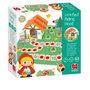 Goula Jeu de société Le Petit Chaperon Rouge en bois - Aide le Petit Chaperon Rouge à arriver chez sa grand-mère - Jouet d'éveil dès 2 ans - Instructions multilingues
