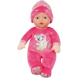 Baby Born Poupée Sleepy - Poupée douce avec hochet intégré, rose, 30 cm, pour enfants dès 3 ans