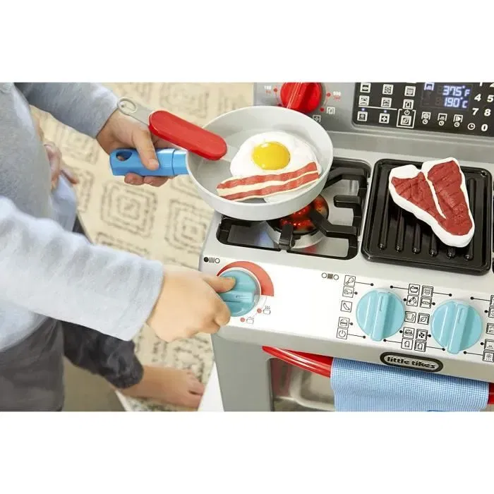 Little Tikes Mon Premier Four Electronique 651403E7C - Jouet Cuisine Enfant Interactif avec Sons Réalistes - Four de Simulation