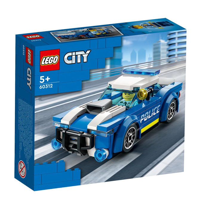 LEGO City Voiture de Police Jouet 60312, Set de Construction avec Figurine et Accessoires pour Enfants de 5 Ans et Plus