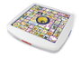 Chicos Jeu de dames automatique avec jeu de l'oie, 4 joueurs, 27x27x4 cm