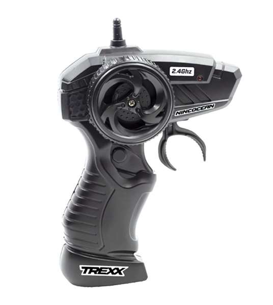 TREXX Moto de Radio-Contrôle Aquatique, Bateau Télécommandé à Double Moteur avec Émetteur 2.4GHz et Batterie 3.7V - 24.5x22x9 cm TREXX Moto de Radio-Contrôle Aquatique, Bateau Télécommandé à Double Moteur avec Émetteur 2.4GHz et Batterie 3.7V - 24.5x22x9 cm
