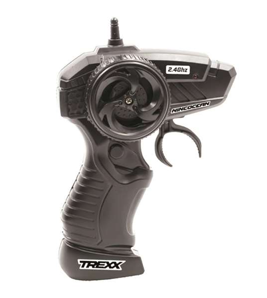 TREXX Moto de Radio-Contrôle Aquatique, Bateau Télécommandé à Double Moteur avec Émetteur 2.4GHz et Batterie 3.7V - 24.5x22x9 cm TREXX Moto de Radio-Contrôle Aquatique, Bateau Télécommandé à Double Moteur avec Émetteur 2.4GHz et Batterie 3.7V - 24.5x22x9 cm
