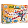 Educa Puzzle 3D Avion à Assembler - Référence 19185 - Kit de Construction avec Vis et Écrous - Développe la Motricité - À Partir de 5 Ans - Multilingue