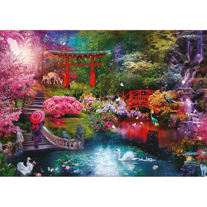 Educa Puzzle 3000 Pièces Adulte - Jardin Japonais, 120 x 85 cm, Réf. 19282
