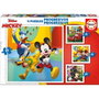 Educa Disney Puzzles Progressifs Mickey & Friends 12-16-20-25 pièces dès 3 ans - Espagnol