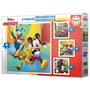 Educa Disney Puzzles Progressifs Mickey & Friends 12-16-20-25 pièces dès 3 ans - Espagnol