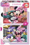 Educa Puzzle Minnie - 2 x 20 Pièces - Jeu de Puzzle pour Enfants de 3 à 5 Ans
