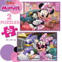 Educa Puzzle Minnie - 2 x 20 Pièces - Jeu de Puzzle pour Enfants de 3 à 5 Ans