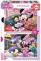 Educa Puzzle Minnie - 2 x 20 Pièces - Jeu de Puzzle pour Enfants de 3 à 5 Ans
