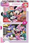 Educa Puzzle Minnie - 2 x 20 Pièces - Jeu de Puzzle pour Enfants de 3 à 5 Ans