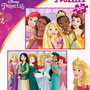 EDUCA Puzzles Disney Princess - Lot de 2 Puzzles de 100 Pièces chacun - Grandes Pièces - À Partir de 6 Ans - Réf. 19298