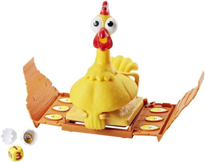 Mattel - Jeu La Poule Josefina - Appuie sur la poitrine et elle caquette - Jouet éducatif interactif - À partir de 3 ans