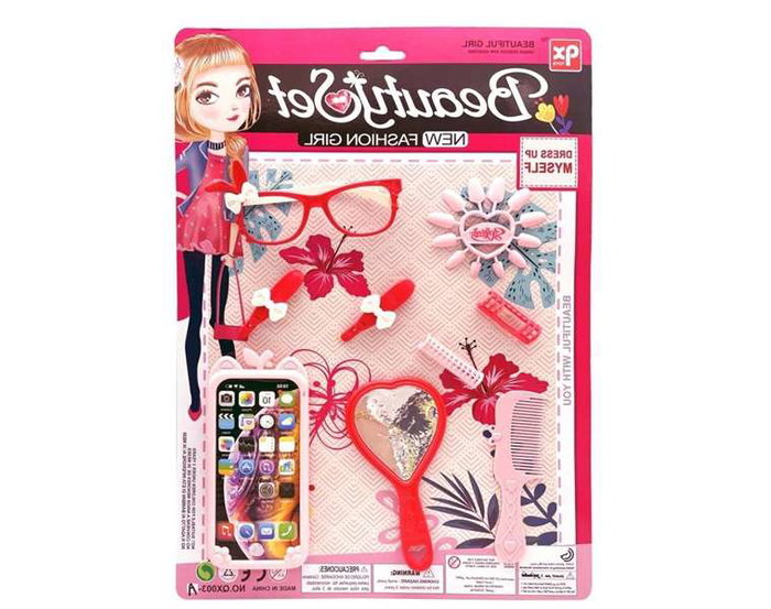 Juinsa - Ensemble de beauté avec téléphone portable jouet en blister - Jeu pour enfant dès 3 ans - Langue du produit: Espagnol Juinsa - Ensemble de beauté avec téléphone portable jouet en blister - Jeu pour enfant dès 3 ans - Langue du produit: Espagnol
