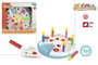 Color Baby Gâteau d'anniversaire en Bois 26 Pièces - Woomax - Jouet Éducatif 3 Ans