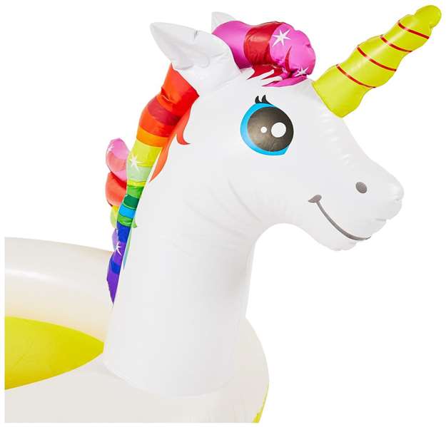 Intex Piscine Gonflable Licorne, 272 x 193 x 104 cm, Pour Enfants à Partir de 2 Ans