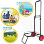Color Baby - Chariot de transport multiusage plage, capacité 50 kg, dimensions 35 x 14 x 61 cm, métal