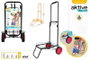 Color Baby - Chariot de transport multiusage plage, capacité 50 kg, dimensions 35 x 14 x 61 cm, métal