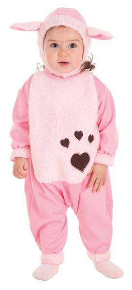 Creaciones Llopis - Déguisement Bébé Cochon Mignon Taille 0-6 Mois - Pour Nouveau-né à 12 Mois - Combinaison à Capuche en Laine et Fourrure