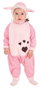 Creaciones Llopis - Déguisement Bébé Cochon Mignon Taille 0-6 Mois - Pour Nouveau-né à 12 Mois - Combinaison à Capuche en Laine et Fourrure
