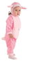 Creaciones Llopis - Déguisement Bébé Cochon Mignon Taille 0-6 Mois - Pour Nouveau-né à 12 Mois - Combinaison à Capuche en Laine et Fourrure