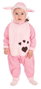 Creaciones Llopis - Déguisement Bébé Cochon Mignon Taille 0-6 Mois - Pour Nouveau-né à 12 Mois - Combinaison à Capuche en Laine et Fourrure