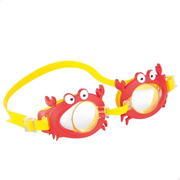 Intex Fun Goggles - Lunettes de natation enfant avec motifs amusants, pour 3 à 8 ans, modèles assortis, en plastique
