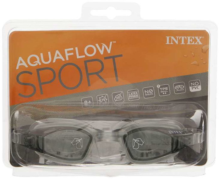 Intex Lunettes de natation Free Style Sport Goggles pour enfants (dès 8 ans) - Modèles assortis - Réf. Lente natación juvenil
