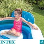 Intex - Piscine gonflable rectangulaire avec 4 sièges, capacité 990 litres, dimensions 229 x 229 x 66 cm, PVC