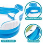 Intex - Piscine gonflable rectangulaire avec 4 sièges, capacité 990 litres, dimensions 229 x 229 x 66 cm, PVC