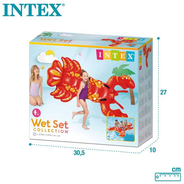 Intex Bouée Gonflable Homard à Chevaucher (213 x 137 cm)