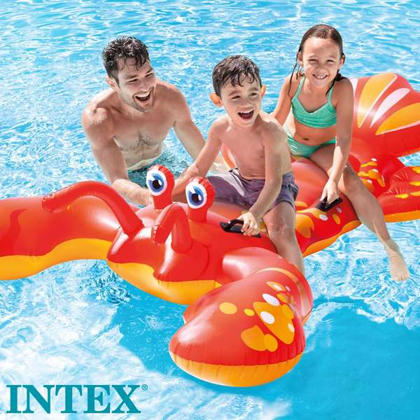 Intex Bouée Gonflable Homard à Chevaucher (213 x 137 cm)