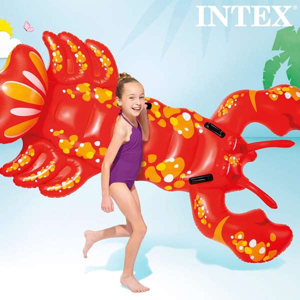 Intex Bouée Gonflable Homard à Chevaucher (213 x 137 cm)