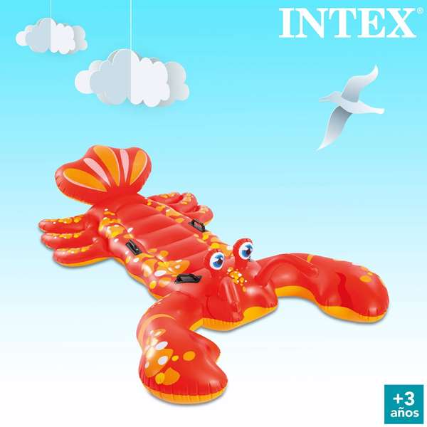 Intex Bouée Gonflable Homard à Chevaucher (213 x 137 cm)