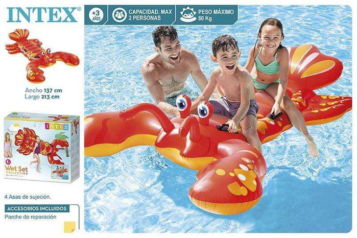 Intex Bouée Gonflable Homard à Chevaucher (213 x 137 cm)