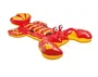 Intex Bouée Gonflable Homard à Chevaucher pour Enfants, Jeu de Piscine avec 4 Poignées, Vinyle Résistant, Vert et Rouge