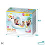 Intex - Piscine gonflable Licorne avec douche et toit, capacité 130 litres, pour enfants à partir de 2 ans, dimensions 254 x 132 x 109 cm, en PVC, forme ronde