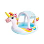 Intex Pataugeoire gonflable Licorne avec douche et toit
