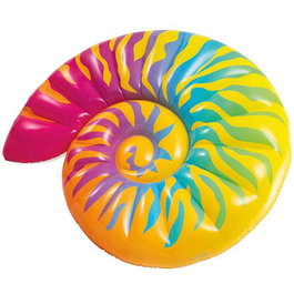 Intex - Colchonnette tapis de sol en forme de coquille escargot, dimension 157x127x25 cm, pour enfants à partir de 36 mois