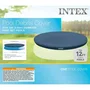 Intex Bâche de Protection pour Piscine Ronde Autoportante, Diamètre 3.66 m (366 cm), PVC 120 Microns, Kit de Réparation Inclus - Réf. 28030