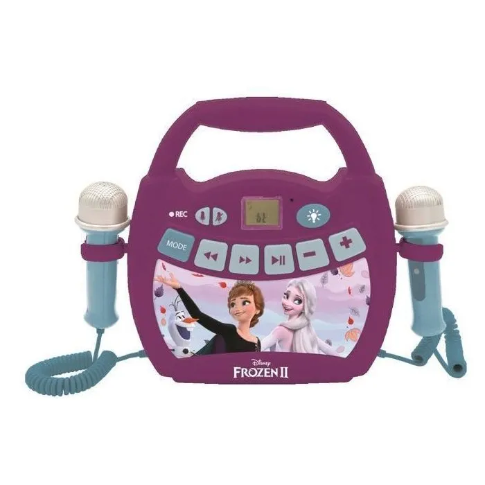 Lexibook Enceinte Karaoké Portable Bluetooth La Reine des Neiges 2 pour Enfants - Micros, Effets Lumineux, USB, Batterie Rechargeable Lexibook Enceinte Karaoké Portable Bluetooth La Reine des Neiges 2 pour Enfants - Micros, Effets Lumineux, USB, Batterie Rechargeable