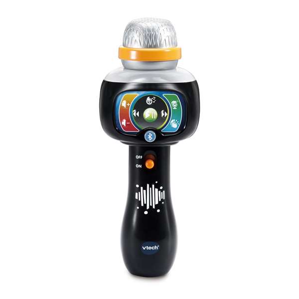 Vtech Microphone enfant Canta Conmigo avec 15 chansons populaires, connexion smartphone/MP3, avec lumières et sons, pour 2 à 6 ans, alimenté par 3 piles AAA Vtech Microphone enfant Canta Conmigo avec 15 chansons populaires, connexion smartphone/MP3, avec lumières et sons, pour 2 à 6 ans, alimenté par 3 piles AAA