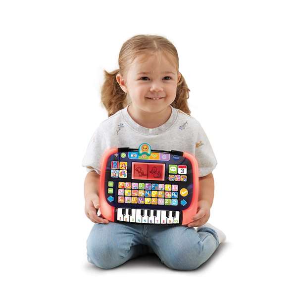 VTech - Tablette éducative pour enfant avec piano - 8 activités et 4 modes de jeu - Recommandé 2 à 5 ans - 18,6x23,6x3 cm