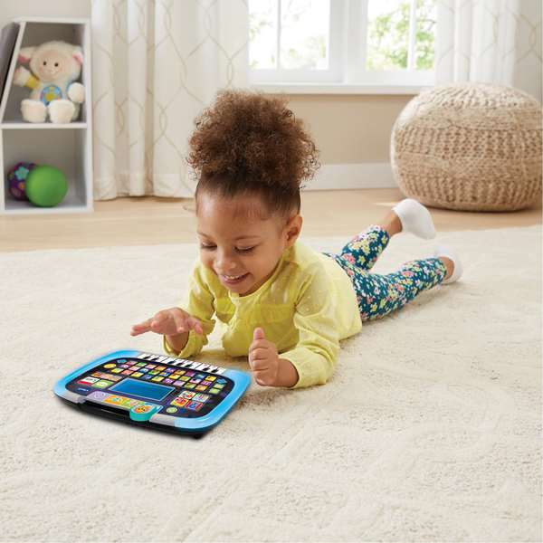 VTech - Tablette éducative pour enfant avec piano - 8 activités et 4 modes de jeu - Recommandé 2 à 5 ans - 18,6x23,6x3 cm