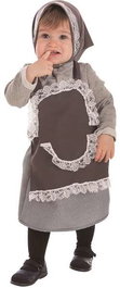 Creaciones Llopis Costume bébé Castañera Jupe à volants 12 mois - Taille 6-12 mois pour âge recommandé 3 ans
